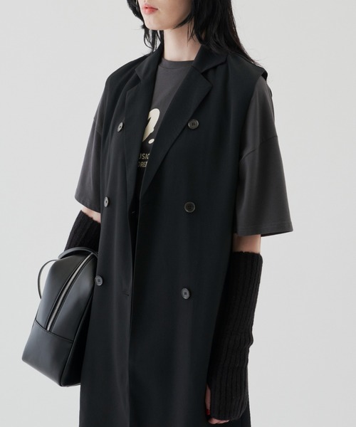 Auntie Rosa Holiday（アンティローザホリデー）の「ブークレリブアームウォーマー（アームカバー・レディース・ブラック/オレンジ/グリーン/ナチュラル・FREE）」の6枚目の写真