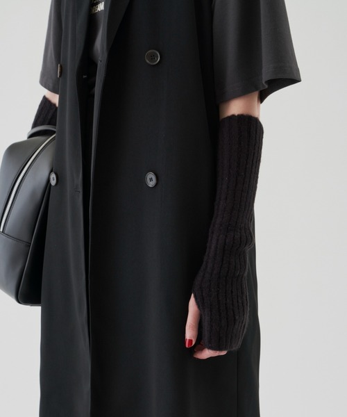 Auntie Rosa Holiday（アンティローザホリデー）の「ブークレリブアームウォーマー（アームカバー・レディース・ブラック/オレンジ/グリーン/ナチュラル・FREE）」の5枚目の写真