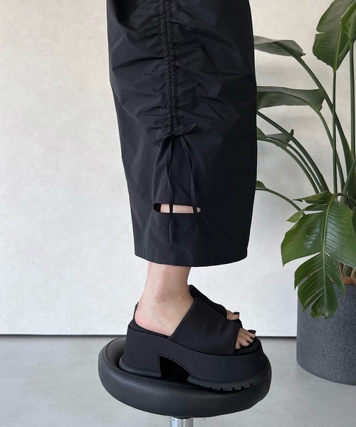 musubore（ムスボレ）の「シャーリングポストスカート（スカート