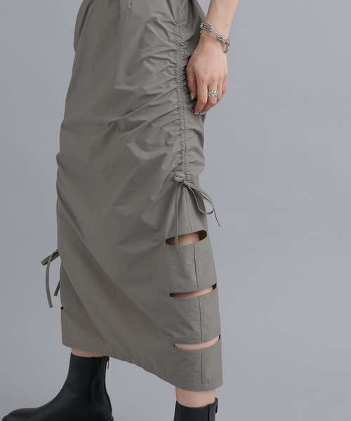 musubore（ムスボレ）の「シャーリングポストスカート（スカート