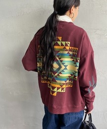 PENDLETON（ペンドルトン）の「[PENDLETON/ペンドルトン] 別注 ネイティブ柄 バックプリントスウェットカーディガン（カーディガン/ボレロ）」