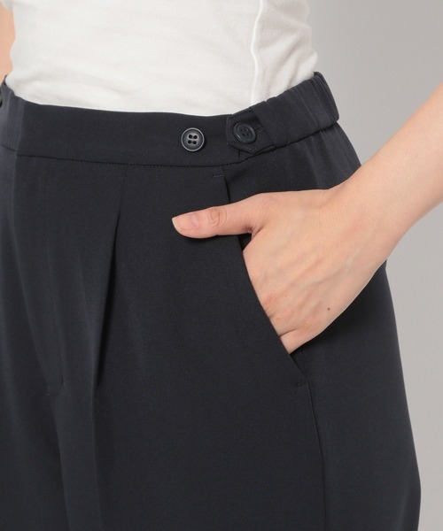 LEPSIM（レプシィム）の「ダブルボタンコクーンパンツ　299513（スラックス・レディース・ブラウン/グレイッシュベージュ/ネイビー・MEDIUM/LARGE）」の15枚目の写真