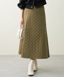 natural couture | 2022AWアイテム/WEB限定カラーあり/キルティングスカート(スカート)