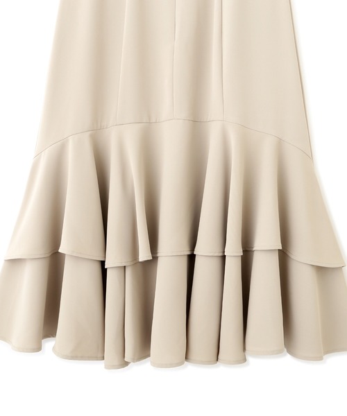 PROPORTION BODY DRESSING（プロポーションボディドレッシング）の「バックラッフルマーメイドスカート / 1212220901（スカート・レディース・オレンジ/グリーン/ベージュ/ブルー・MEDIUM/SMALL）」の18枚目の写真