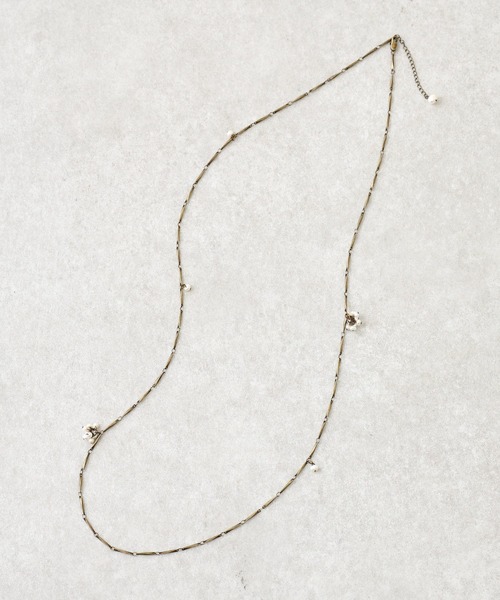 BEARDSLEY（ビアズリー）の「O粒々パールネックレス（ネックレス・レディース・ブロンズ・FREE）」の4枚目の写真