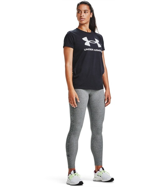 UNDER ARMOUR（アンダーアーマー）の「UAフェイバリット レギンス ワードマーク（トレーニング/レディース）（レギンス/スパッツ・レディース・グレー/ブラック・XL/L/M/S）」の9枚目の写真