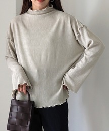 Riberry | ハイネックスリット袖トップス(Tシャツ/カットソー)