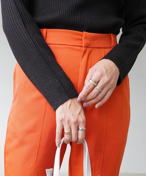 IAMUSE(アイアミューズ)の「タートルネックリブニットトップス S0581【IAMUSE】(ニット/セーター・レディース・オフホワイト/グレー/ベージュ/ブラック/モカ・L/M)」の19枚目の写真