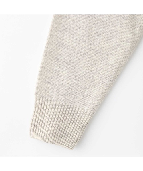 EASTBOY（イーストボーイ）の「カーディガン 7G ミルキーグレープ女神 ウール スクール ニット 制服 学生服 中学生 高校生（カーディガン/ボレロ・キッズ・パープル/ネイビー/オートミール/チャコール・11号/9号）」の6枚目の写真