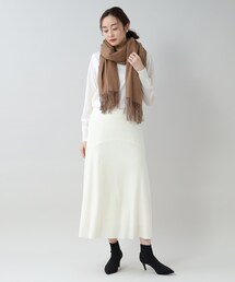 UNTITLED　アンタイトル　ニュートラルカラー　カシミヤストール UNTITLED（アンタイトル）の「◇ニュートラルカラー カシミヤ