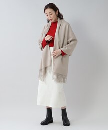 UNTITLED　アンタイトル　ニュートラルカラー　カシミヤストール UNTITLED（アンタイトル）の「◇ニュートラルカラー カシミヤ