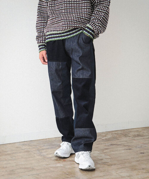 BEAMS（ビームス）の「BEAMS / クレイジー パンツ（デニムパンツ・メンズ・ブラック/インディゴブルー・M/S/XL/L）」の2枚目の写真