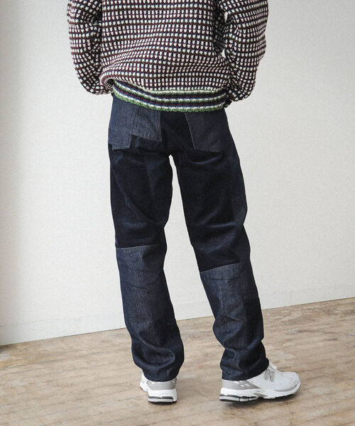 BEAMS（ビームス）の「BEAMS / クレイジー パンツ（デニムパンツ・メンズ・ブラック/インディゴブルー・M/S/XL/L）」の3枚目の写真