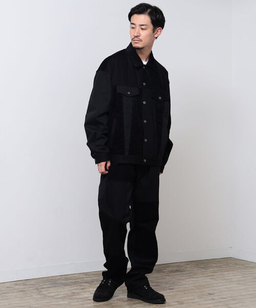 BEAMS（ビームス）の「BEAMS / クレイジー パンツ（デニムパンツ・メンズ・ブラック/インディゴブルー・M/S/XL/L）」の5枚目の写真