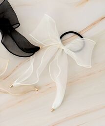 MAJESTIC LEGON | クリアリボンヘアアクセ(ヘアゴム)