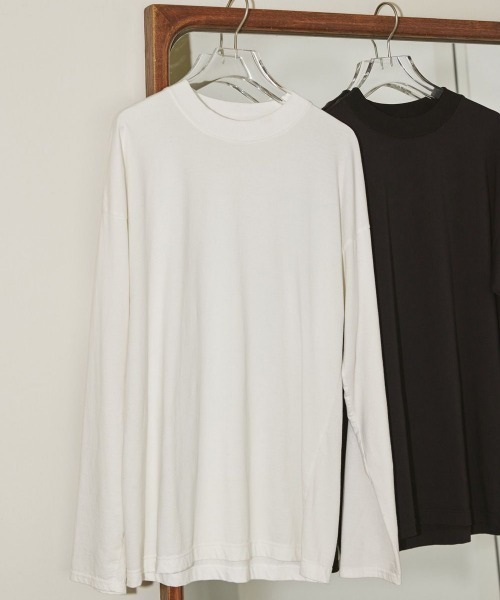 TODAYFUL（トゥデイフル）の「TODAYFUL(トゥデイフル) "Cottonsilk Useful Long T-shirts"コットンシルクUsefulロングTシャツ/12220612（Tシャツ/カットソー・レディース・ブラック/ホワイト・ONE SIZE）」の14枚目の写真