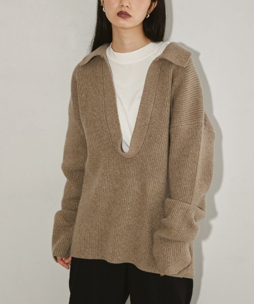 TODAYFUL（トゥデイフル）の「TODAYFUL(トゥデイフル) "Cottonsilk Useful Long T-shirts"コットンシルクUsefulロングTシャツ/12220612（Tシャツ/カットソー・レディース・ブラック/ホワイト・ONE SIZE）」の8枚目の写真