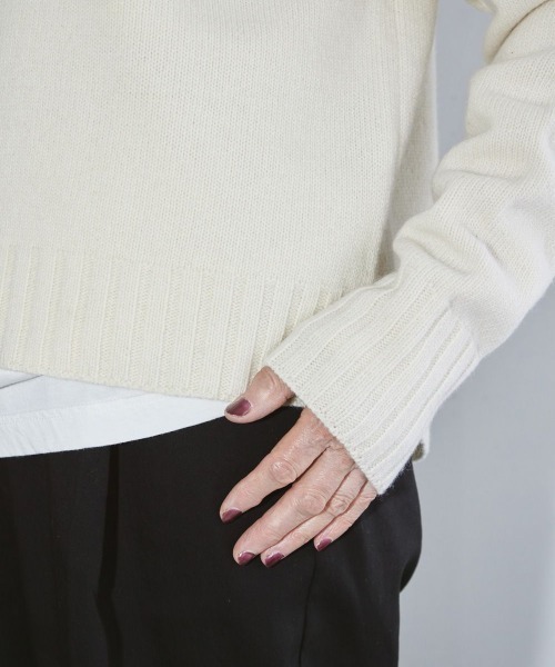 TODAYFUL（トゥデイフル）の「TODAYFUL(トゥデイフル) "Cottonsilk Useful Long T-shirts"コットンシルクUsefulロングTシャツ/12220612（Tシャツ/カットソー・レディース・ブラック/ホワイト・ONE SIZE）」の12枚目の写真