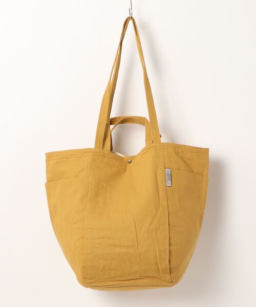 Samansa Mos2 blue（サマンサモスモスブルー）の「サイドポケットトートバッグ（ハンドバッグ・レディース・グレー/ミント/マスタード/チャコール/ブラック/ブラウン・ﾌﾘ-）」の6枚目の写真