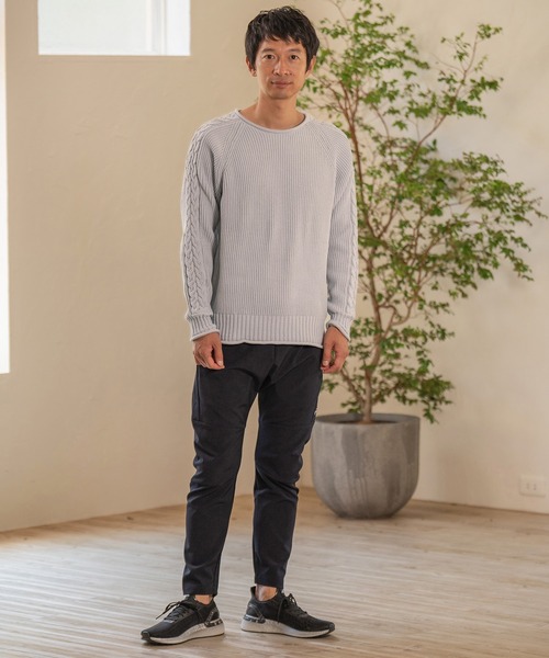 CALL&RESPONSE(コールアンドレスポンス)の「mn2646- SAISENTAKU-ロールネックプルオーバー ニット(ニット/セーター・メンズ・グレー/ベージュ/ブラック・2/4/1/5)」の7枚目の写真