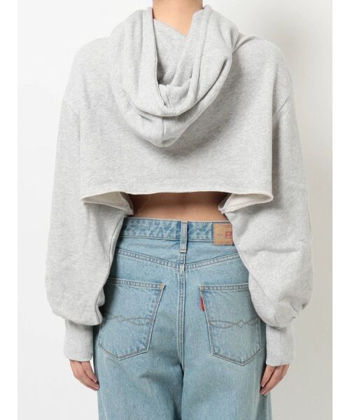 Ungrid（アングリッド）の「ウォッシュショートデザインパーカー（パーカー・レディース・ライトグレー/レッド/グリーン・FREE）」の15枚目の写真