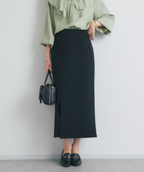 ☆美品☆ドルチェ&ガッバーナ☆美しい高級レース♡美シルエットスカート 38 美シルエットの高見えアイテム》スリットダンボールナロー