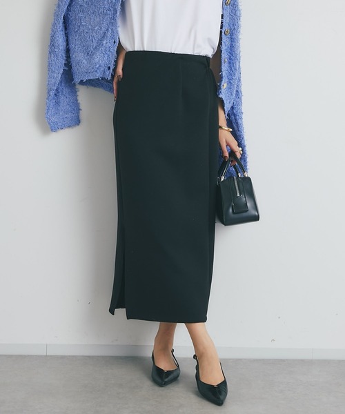 【美シルエットの名品】ドライオックスナ ロースカート 美シルエット】ドライオックスナロースカート | La boutique