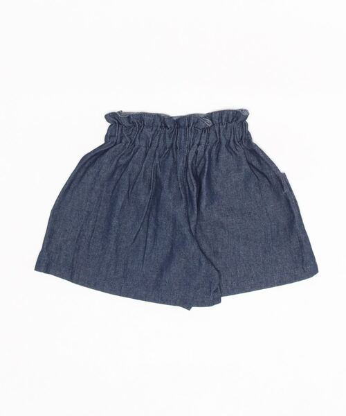Love&Peace&Money（ラブアンドピースアンドマネー）の「デニムキュロット（デニムパンツ・キッズ・ネイビー・90cm/110cm/120cm/100cm/130cm/80ｃｍ）」の2枚目の写真