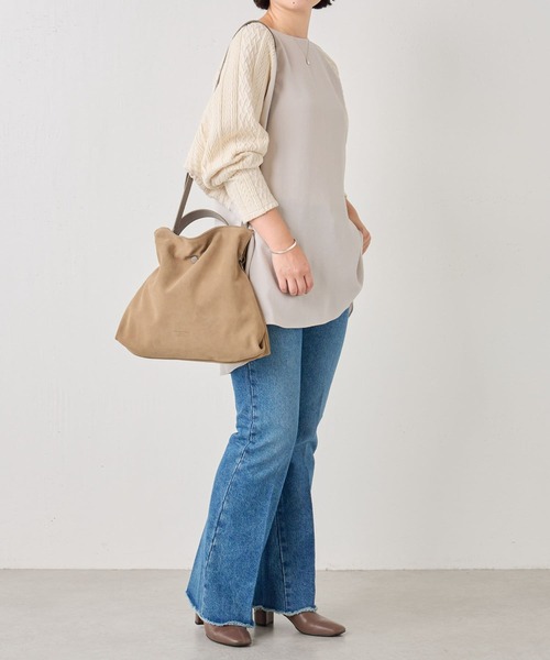 BEARDSLEY（ビアズリー）の「《CHIRISTIAN VILLA》スエードショルダーバッグ（ショルダーバッグ・レディース・ブラウン・FREE）」の3枚目の写真