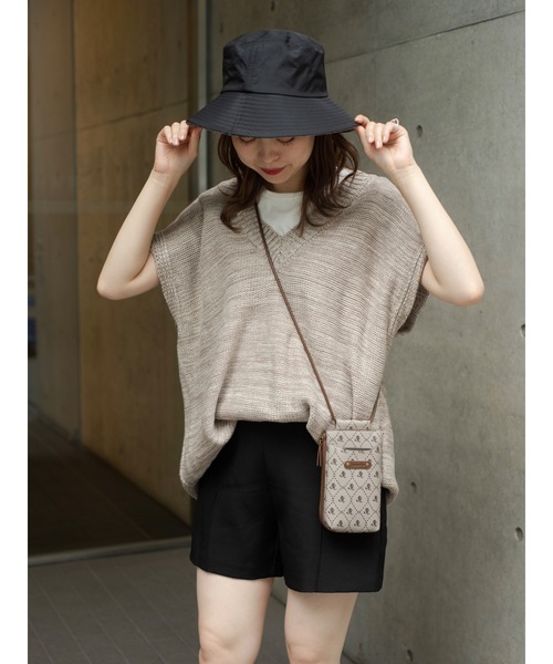 JUMELLE（ジュメロ）の「ルーズニットベスト（ベスト・レディース・ベージュ/ブラック・FREE）」の15枚目の写真