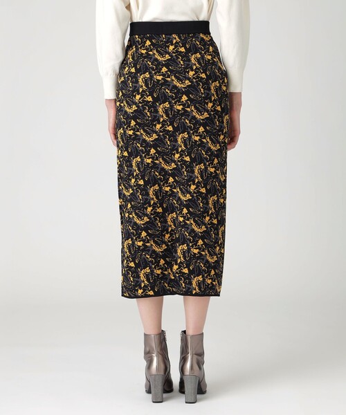 LOVELESS（ラブレス）の「フラワージャガードニットスカート（スカート・レディース・ブラック・36/34）」の6枚目の写真