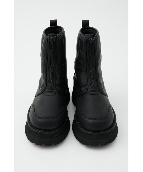 SLY FRONT ZIP BOA SHORT ブーツ 厚底 SLY（スライ）の「FRONT ZIP BOA SHORT BOOTS フロントジップ ボア