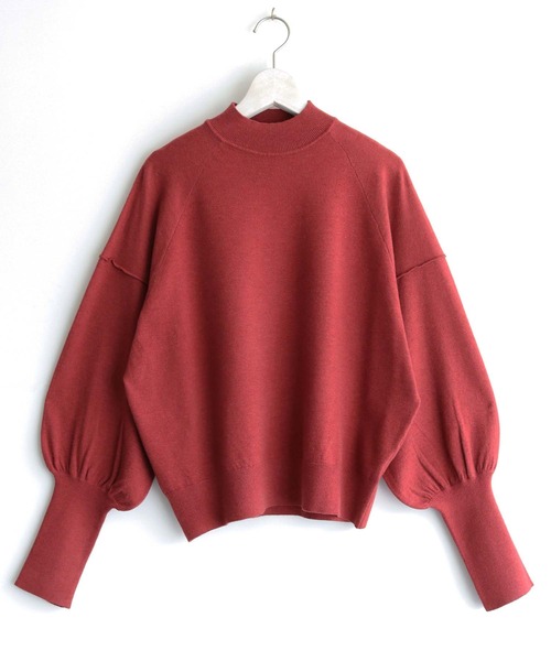 cheriella（シェリエラ）の「【cheriella】WEB限定スイッチドルマンシルエットニット新色追加（ニット/セーター・レディース・オフホワイト/テラコッタ/ブラック/ダークグリーン/ネイビー/パープル/グレー・M）」の11枚目の写真