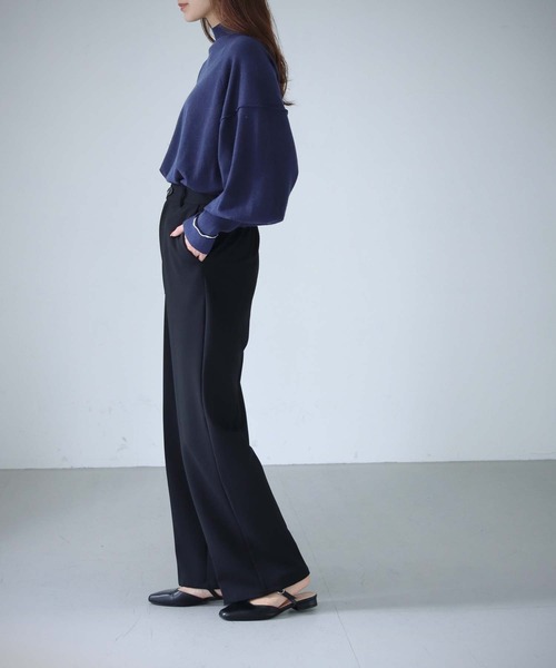 cheriella（シェリエラ）の「【cheriella】WEB限定スイッチドルマンシルエットニット新色追加（ニット/セーター・レディース・オフホワイト/テラコッタ/ブラック/ダークグリーン/ネイビー/パープル/グレー・M）」の16枚目の写真