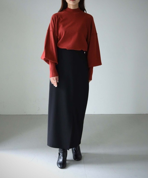 cheriella（シェリエラ）の「【cheriella】WEB限定スイッチドルマンシルエットニット新色追加（ニット/セーター・レディース・オフホワイト/テラコッタ/ブラック/ダークグリーン/ネイビー/パープル/グレー・M）」の20枚目の写真