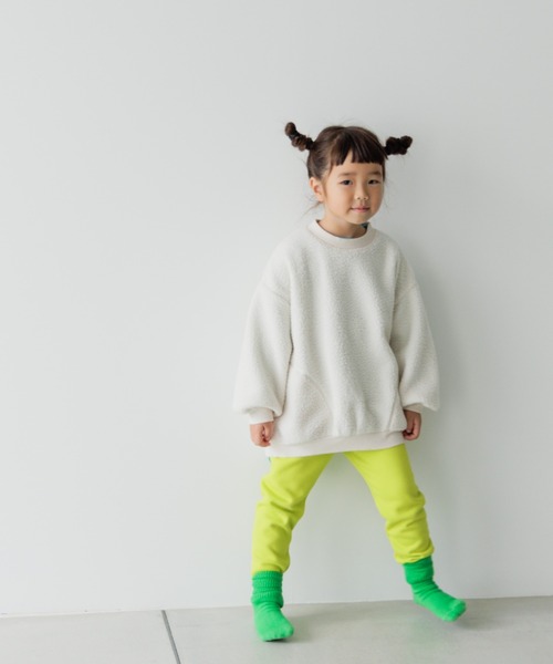 LOWRYS FARM（ローリーズファーム）の「ボアクループルオーバーロングスリーブ　295429（その他トップス・キッズ・アイボリー/パープル/ブラック・130/150/140/120/110）」の20枚目の写真