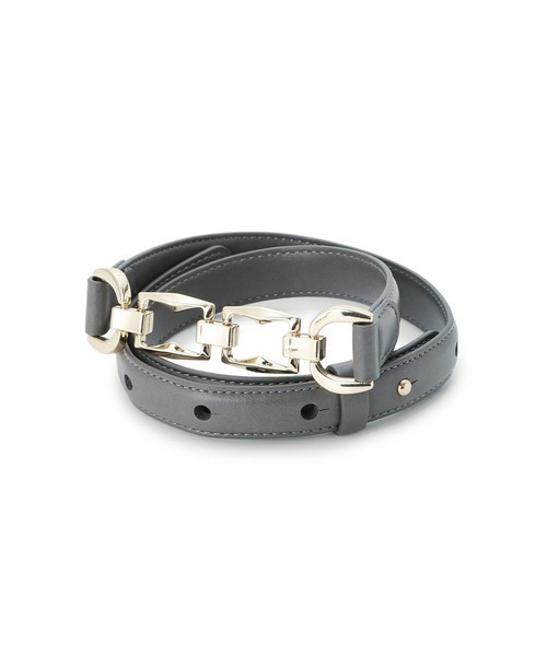 SNIDEL（スナイデル）の「ビットベルト（ベルト・レディース・ブラック/グレー/ライトベージュ・FREE）」の7枚目の写真