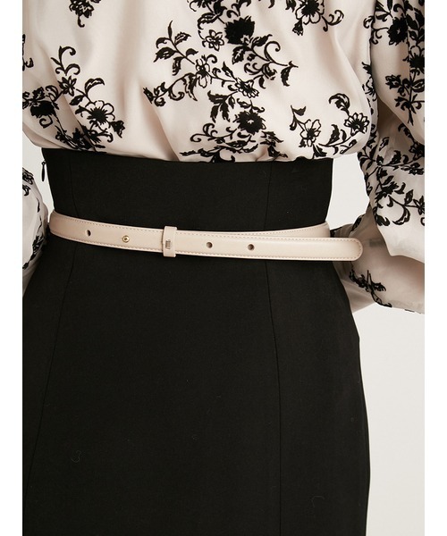 SNIDEL（スナイデル）の「ビットベルト（ベルト・レディース・ブラック/グレー/ライトベージュ・FREE）」の5枚目の写真