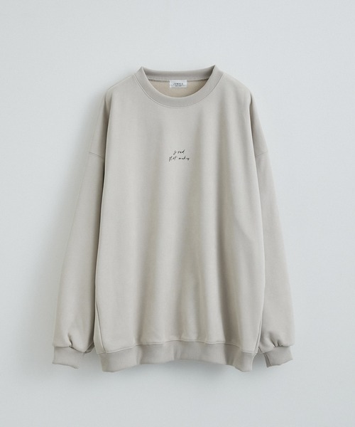 JUNRED（ジュンレッド）の「2ポイントスウェードプルオーバー（スウェット・メンズ・ブラック/グレー系その他/ブルー系その他6/ベージュ・S/M/L）」の4枚目の写真