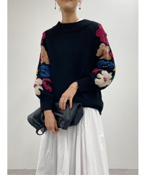 BEARDSLEY（ビアズリー）の「【Colorer/クロレ】クラッチにもなるレザーギャザートートバック：すぐにお届け！（ショルダーバッグ・レディース・アイボリー/ブラック・FREE）」の20枚目の写真