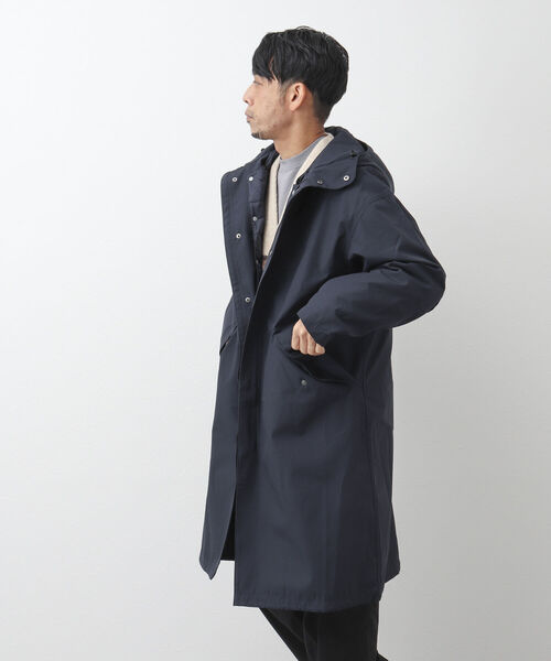 TAION(タイオン)の「【TAION/タイオン】CR HOOD COAT+DOWN JACKET フーデッドコート M-51(モッズコート・メンズ・ブラック/ネイビー・L/M/XL)」の9枚目の写真