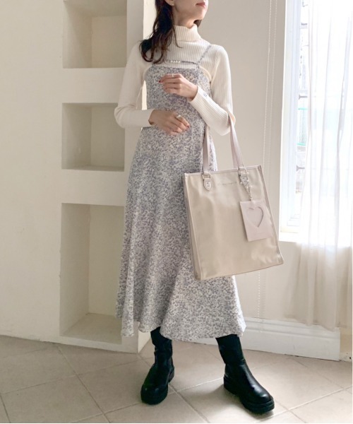 OLIVE des OLIVE(オリーブデオリーブ)の「Aimerianejoieトートバッグ(トートバッグ・レディース・ブラック/ピンク・FREE)」の8枚目の写真