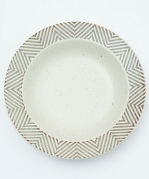 studio CLIP（スタディオクリップ）の「【daily CLIP】美濃焼 ヘリンボーンパスタプレート（食器）」