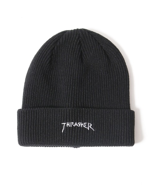 THRASHER(スラッシャー)の「THRASHER/スラッシャー GONZ LOGO ビーニー(ニットキャップ/ビーニー・メンズ・ダークブルー/ダークオレンジ/ブラック/ダークグリーン・FREE)」の9枚目の写真