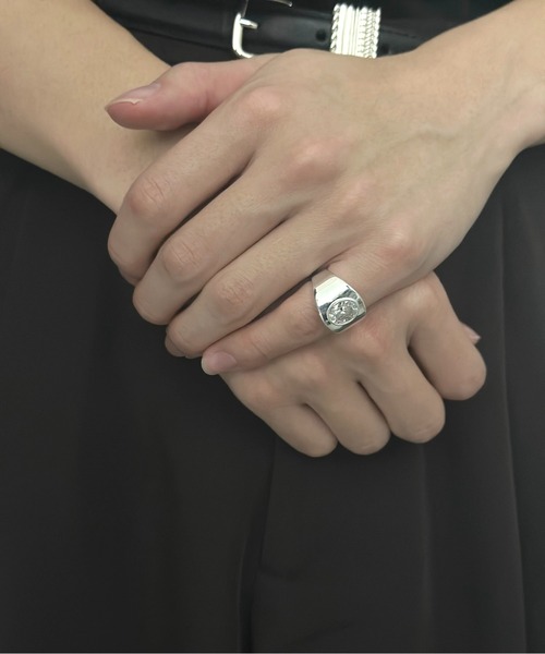 blatto(ブラット)の「【blatto 925silver】925シルバー デザイン リング フリーサイズ / blat-ring-DZ153-DZ147-13g(リング・メンズ・シルバー系その他/シルバー・FREE)」の10枚目の写真