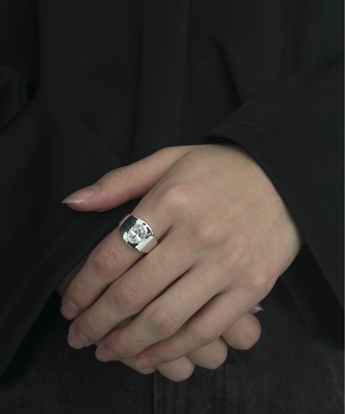 blatto(ブラット)の「【blatto 925silver】925シルバー デザイン リング フリーサイズ / blat-ring-DZ153-DZ147-13g(リング・メンズ・シルバー系その他/シルバー・FREE)」の17枚目の写真