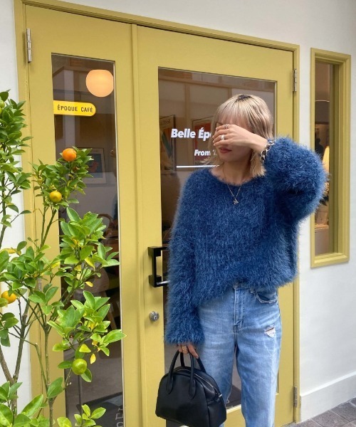 ISOOK（アイスー）の「Loose shaggy knit / ルーズシャギー