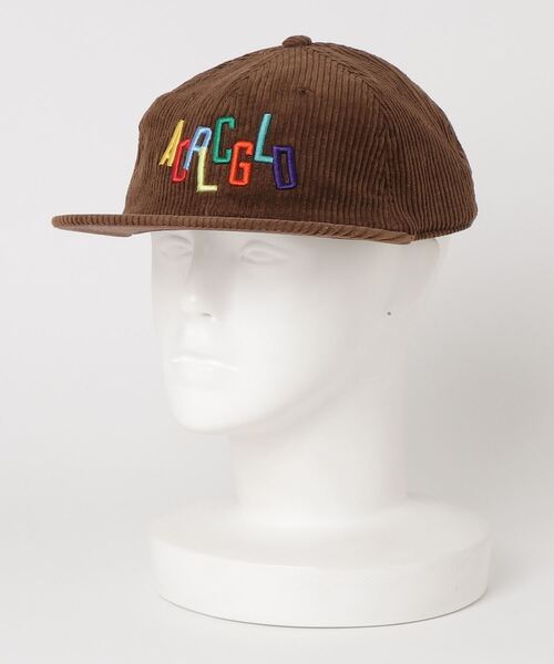 ACAPULCO GOLD(アカプルコゴールド)の「ACAPULCO GOLD / CORDUROY 6-PANEL CAP(キャップ・メンズ・ブラック/ブラウン・ONE SIZE)」の2枚目の写真