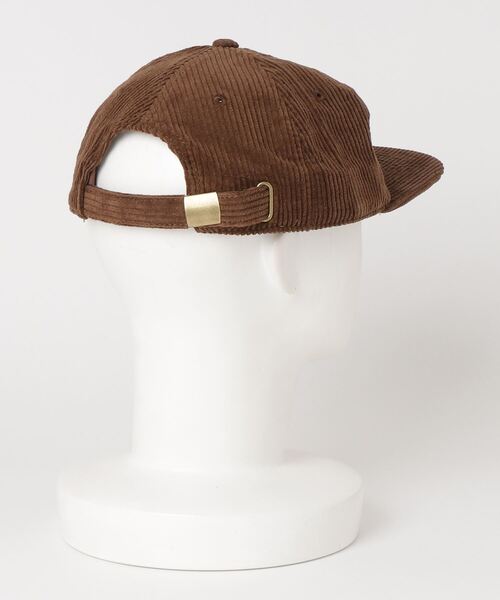 ACAPULCO GOLD(アカプルコゴールド)の「ACAPULCO GOLD / CORDUROY 6-PANEL CAP(キャップ・メンズ・ブラック/ブラウン・ONE SIZE)」の3枚目の写真