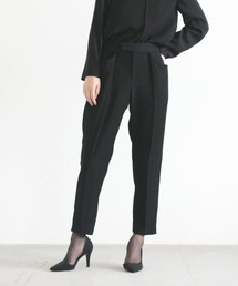 kaene | タックテーパードパンツ［ブラックフォーマル対応］(スラックス)